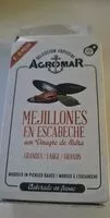 Cantidad de azúcar en Mejillones en escabeche