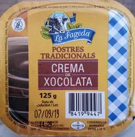 Quantité de sucre dans Crema de chocolate