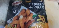 Suhkru kogus sees Fingers de pollo