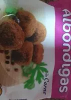 Cantidad de azúcar en Albondigas de carne