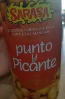 İçindeki şeker miktarı Punto y picante aceitunas