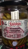İçindeki şeker miktarı Guindillas piparras frasco 150 g