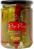 İçindeki şeker miktarı Pepinillos rellenos de pimiento rojo