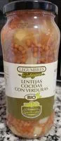 चीनी की मात्रा Lentejas cocidas con verduras
