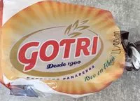 Sucre et nutriments contenus dans Gotri