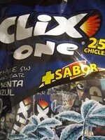 入っている砂糖の量 Chicles clix one