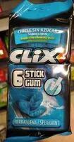 入っている砂糖の量 Chicle hierbabuena sin azúcar láminas