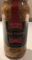 Cantidad de azúcar en Lentejas Don Pedro