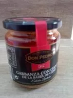 Cantidad de azúcar en Garbanzos con choco