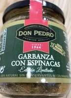 Cantidad de azúcar en Garbanza con espinacas