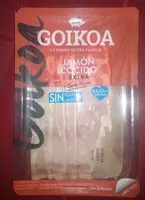 Количество сахара в Jamón Cocido Goikoa