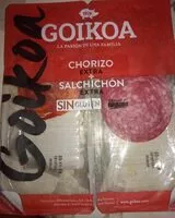 Количество сахара в Salchichón + chorizo