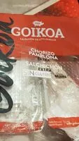 Количество сахара в Goika chorizo y salchichon