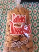 Sucre et nutriments contenus dans Galletes rossellons