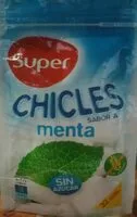 Suhkru kogus sees Chicles de menta