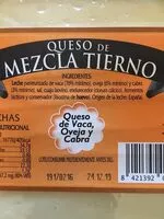 Cantidad de azúcar en Los cameros, queso de mezcla tierno
