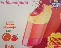 含糖量 Sorbete sabor fresa y naranja