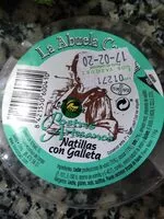 Cantidad de azúcar en Natillas de galleta