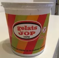 Azúcar y nutrientes en Gelats jop