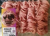 Количество сахара в Burger meat pollo pavo