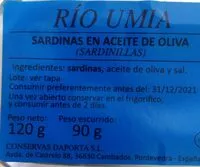 Azúcar y nutrientes en Rio umia