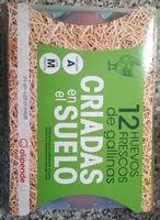 Amount of sugar in Huevos frescos de gallinas
