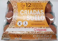 Amount of sugar in 12 Huevos frescos de gallinas criadas en el suelo