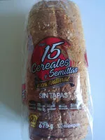 Amount of sugar in Pan 15 cereales y semillas