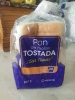 Amount of sugar in especial tostada sin tapas