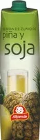 Sokerin määrä sisällä Bebida de zumo y soja "Alipende" Piña