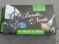 Amount of sugar in Bonito del Norte en aceite de oliva
