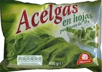 Jumlah gula yang masuk Acelgas en hojas congeladas "Alipende"