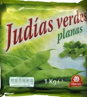 Sokerin määrä sisällä Judías verdes planas