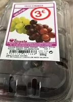 Jumlah gula yang masuk Raisin rouge sans pépin