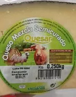 İçindeki şeker miktarı Queso Mezcla Semicurado