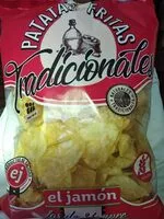 İçindeki şeker miktarı Patatas fritas tradicionales