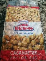 चीनी की मात्रा Cacahuetes