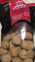 चीनी की मात्रा Nueces con cáscara