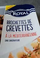 İçindeki şeker miktarı Brochettes de crevettes à la mediterraneenne