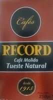 Azúcar y nutrientes en Cafes record