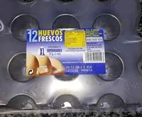 Cantidad de azúcar en Huevos frescos