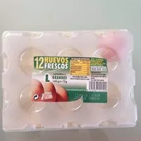 Cantidad de azúcar en Huevos frescos L