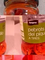 Zuckermenge drin Pimientos del piquillo a tiras