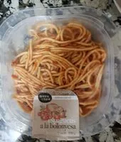 Sokerin määrä sisällä Espaguetis a la bolonyesa