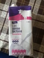 Jumlah gula yang masuk Leche sin lactosa desnatada