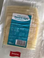 Cantidad de azúcar en Havarti Light