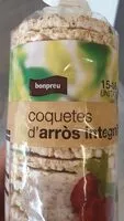 Jumlah gula yang masuk Tortas de arróz integral