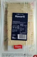 Cantidad de azúcar en Havarti