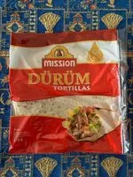 Amount of sugar in Dürum Tortillas