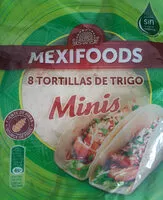 Zuckermenge drin 8 Tortillas de trigo minis